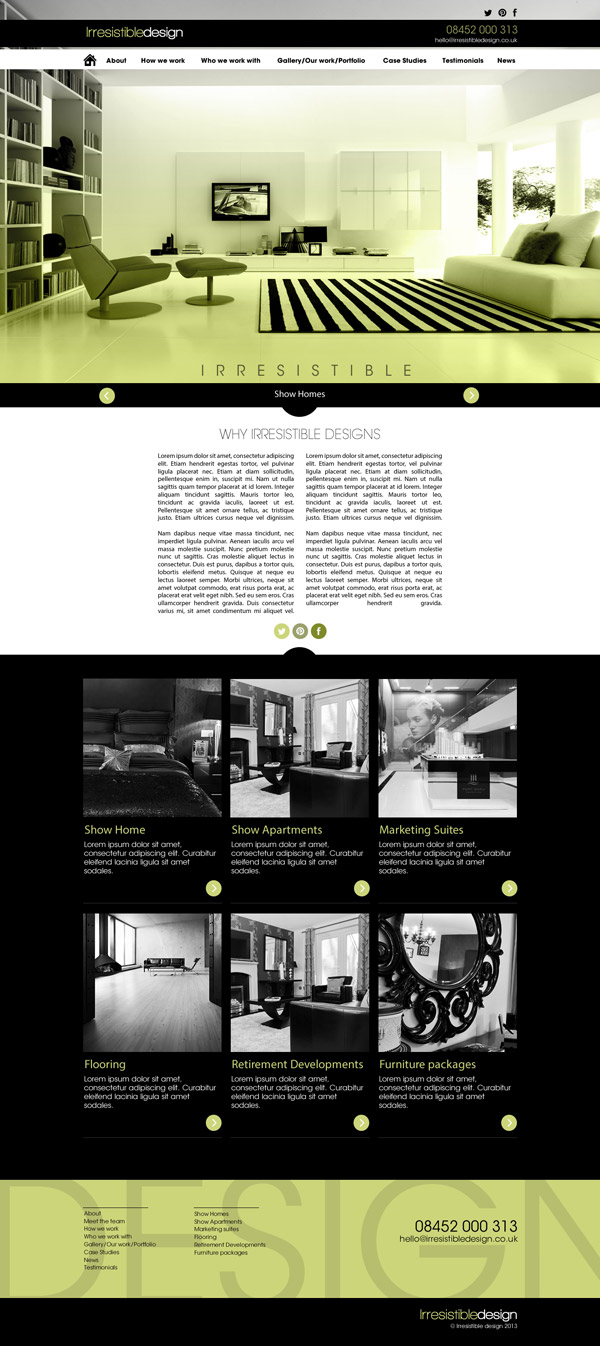 Global River Irresistible Designs Website Design Production