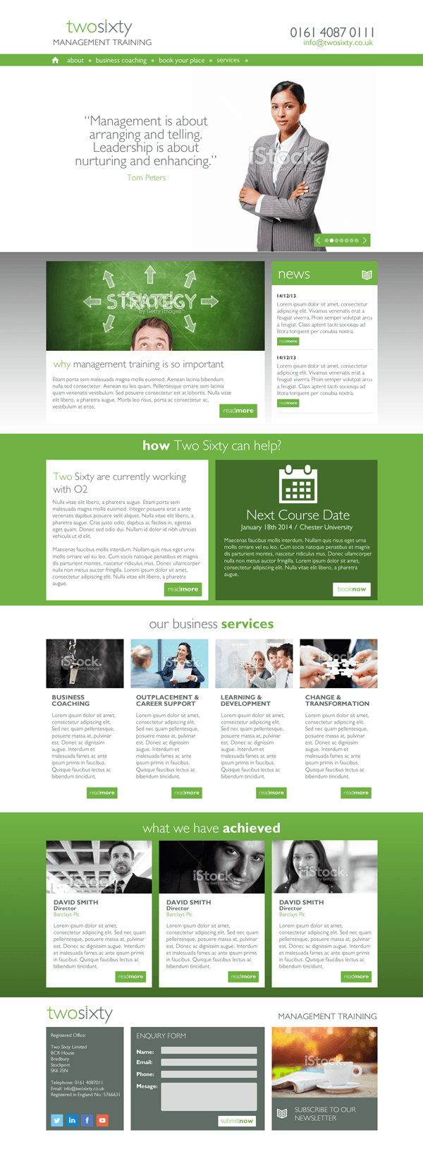 Two Sixty Website Redesign